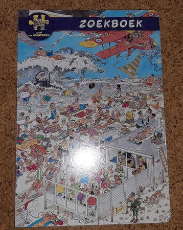 Jan van Haasteren zoekboek 2 (hard kartonnen boek) - strand, Verzenden, Gelezen, Jan van Haasteren