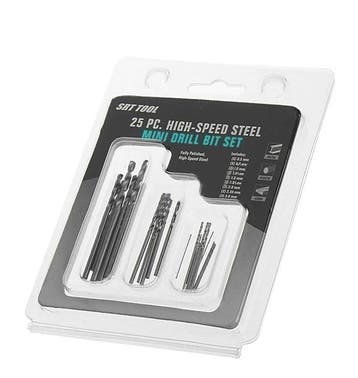 Set van 25 micro hss boortjes, Verzenden