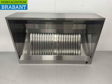 RVS Afzuigkap Dampkap met lamellen filters Premium-line 150, Ophalen of Verzenden, Nieuw