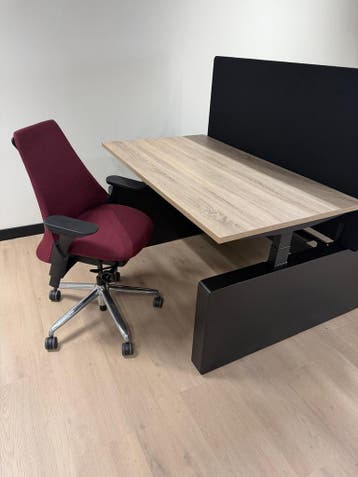 Nieuw Duo Zit Sta Bureau Wang - Configureer zelf - Design, Huis en Inrichting, Bureaus, Verzenden, In hoogte verstelbaar, Nieuw