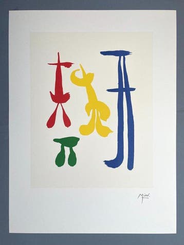 Joan Miro (1893-1983) - Parler Seul - lithographic licensed
