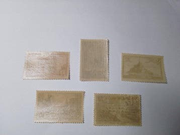France 1929/1931 - Lot timbres France Neuf série Monuments, Gestempeld