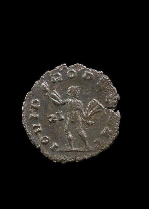 Oud-Romeins Brons Antoninianus van Gallienus (Zonder, Antiek en Kunst, Antiek | Overige Antiek