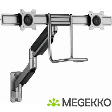 Gembird Monitorarm met Gasveer en Muurbevestiging voor 2, Audio, Tv en Foto, Verzenden, Nieuw