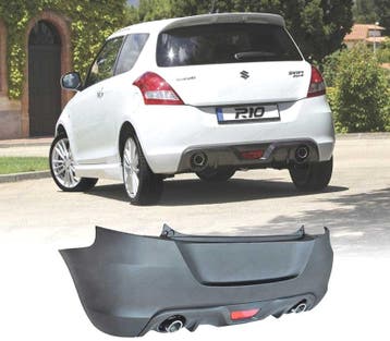 Pare Chocs Arrière Pour Suzuki Swift 10-17 Look Sport + Embo, Verzenden, Nieuw