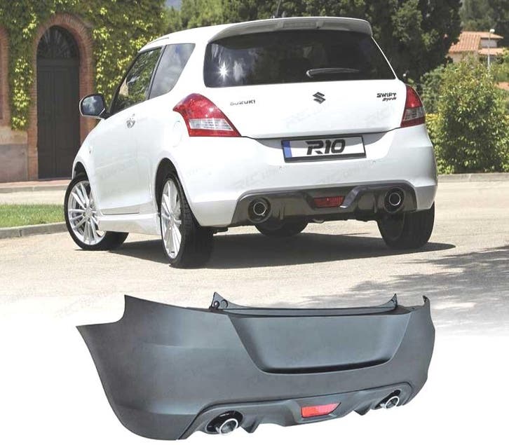 Pare Chocs Arrière Pour Suzuki Swift 10-17 Look Sport + Embo, Autos : Pièces & Accessoires, Carrosserie & Tôlerie, Envoi