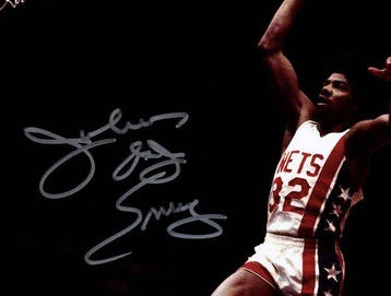 New York Nets - NBA - Julius Erving - Photographie, 20×25 cm