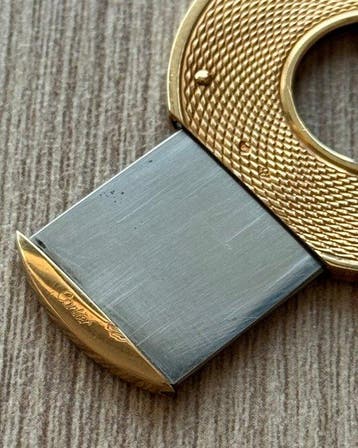 M.D - Coupe-cigare - Or 18 ct - Original rare Cartier 18K