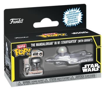 Star Wars Bitty POP! Ride Vinyl Figure N1 w/Mando 2,5 cm, Ophalen of Verzenden