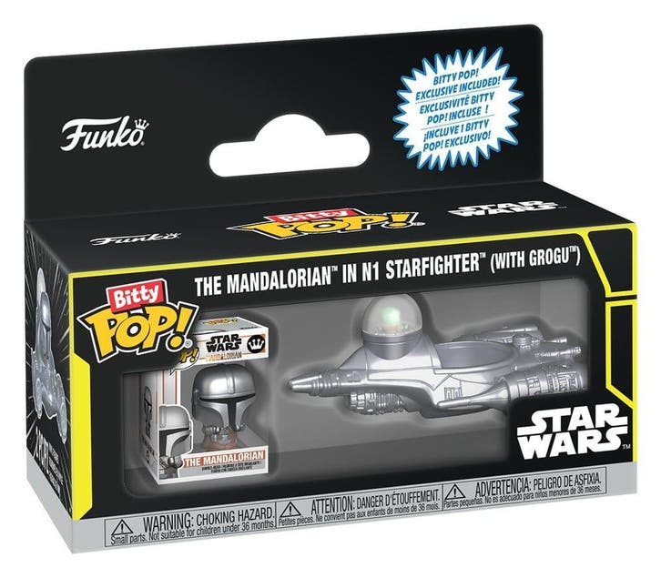 Star Wars Bitty POP! Ride Vinyl Figure N1 w/Mando 2,5 cm, Collections, Star Wars, Enlèvement ou Envoi