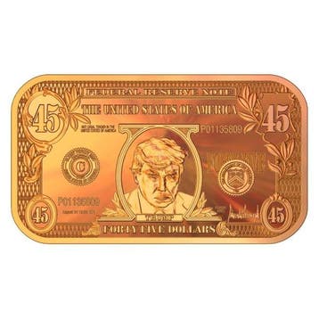 20 Troy Ounce - Koper .999 - 20 x 1 oz $45 Donald Trump