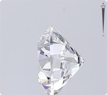 1 pcs Diamant (Natuurlijk) - 0.70 ct - Rond - E - SI2 -