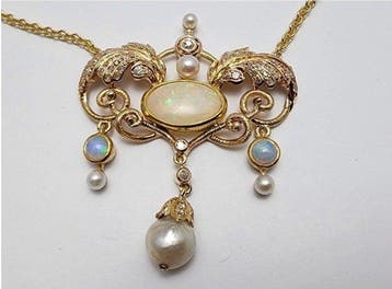 Collier - 18 carats Or jaune, Bijoux, Sacs & Beauté, Colliers