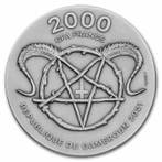 Kameroen. 2000 Francs 2021 2 oz Cameroon 2000 Francs Silver