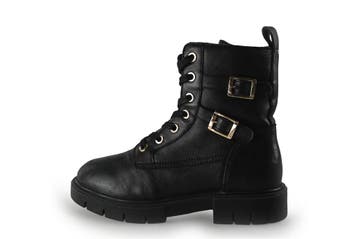 Nelson Veterboots Meisjes in maat 33 Zwart, Verzenden, Jongen of Meisje, Schoenen, Zo goed als nieuw