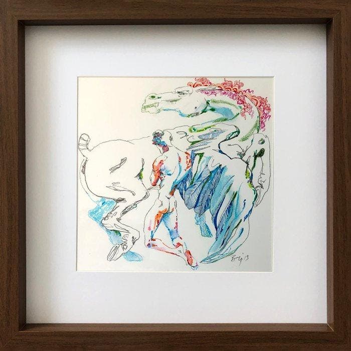 Piotr Bigaj - Pegasus II, Antiek en Kunst, Kunst | Designobjecten
