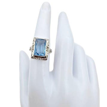 Argent - Bague - Art déco vers les années 1940
