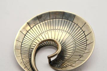 Sans prix de réserve - Broche 813 argent - Finlande -