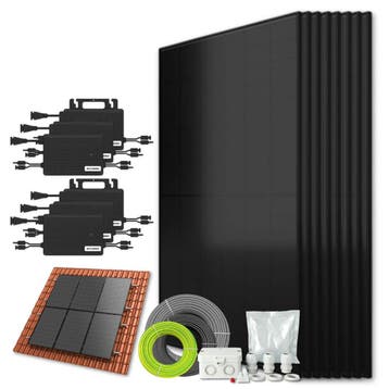Zonnepanelen pakket voor schuindak - 3.4 kW - 8x 430, Doe-het-zelf en Bouw, Ophalen of Verzenden, Nieuw