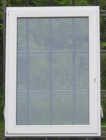 pvc raam , chassis , venster 131 x 181 wit 3 dubbel glas, Ophalen of Verzenden, Raamkozijn