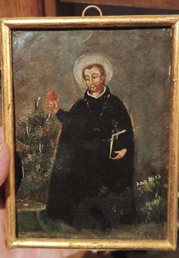 Spaanse school (XVIII) - Santo gesuita, Antiek en Kunst