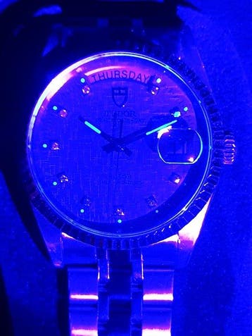 Tudor - Prince Date+Day - Gold Diamond Linen Dial - Zonder