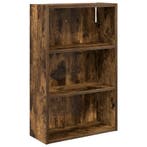 vidaXL Badkamer wandkast met plank Gerookte Eik 40 x 16 x, Maison & Meubles, Tables | Coiffeuses, Verzenden