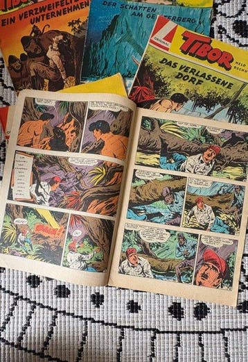 Tibor - German edition - 1960 - 16 Comic - Eerste druk, Boeken, Stripverhalen, Nieuw