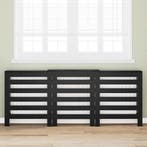 vidaXL Radiator Cover Zwart Eiken 205 x 21,5 x 83,5 cm, Bricolage & Construction, Chauffage & Radiateurs, Verzenden