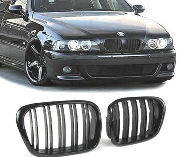 DOUBLE CALANDRE BMW E39 NOIR BRILLANT, Verzenden, Neuf