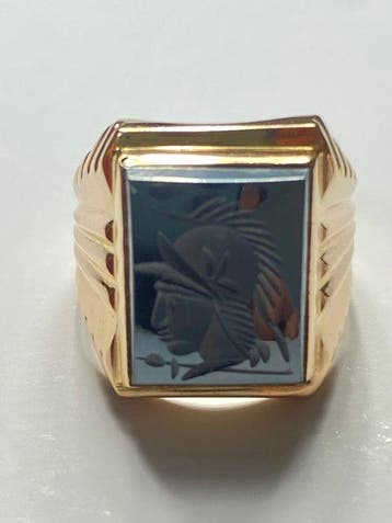 Sans prix de réserve - Bague - 18 carats Or jaune, Bijoux, Sacs & Beauté, Bagues