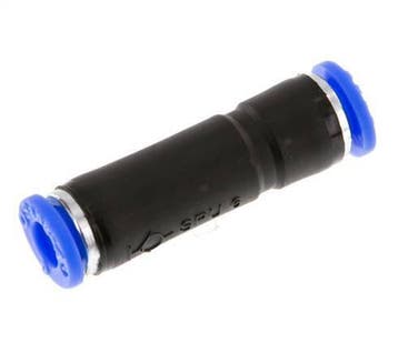 Raccord enfichable 6mm autobloquant en laiton/PBT 0-10bar, Verzenden