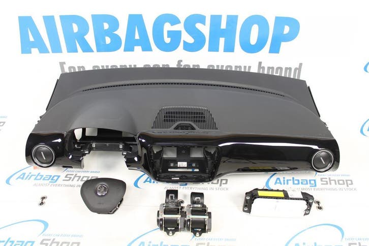 AIRBAG KIT – TABLEAU DE BORD NOIR SKODA CITIGO (2012-….), Auto-onderdelen, Dashboard en Schakelaars
