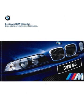 1998 BMW M5 SEDAN BROCHURE NEDERLANDS, Nieuw