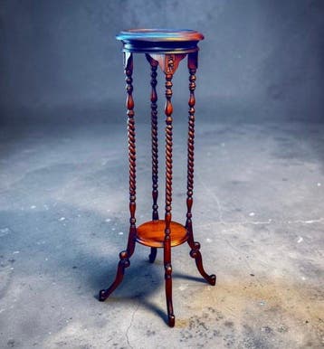 Table dappoint - Acajou - Piédestal Victoriano, Antiquités & Art