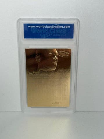 1996/97 Fleer Flair Showcase Michael Jordan 23KT ouro - WCG, Nieuw