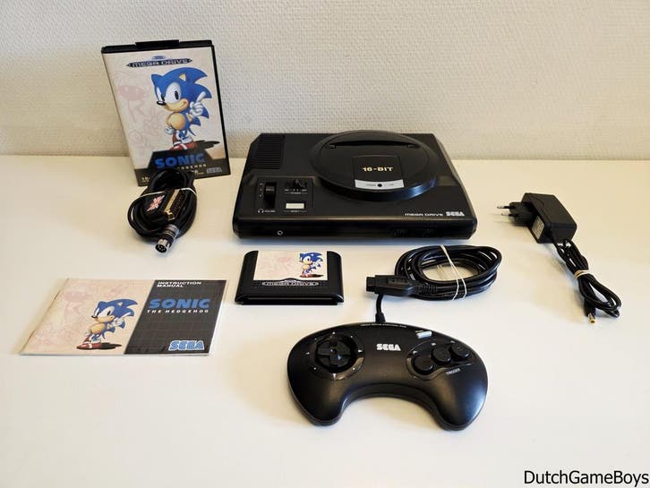 Sega MegaDrive - Console + Controller + Sonic, Games en Spelcomputers, Spelcomputers | Sega, Gebruikt, Verzenden