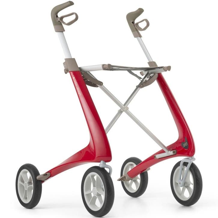 By ACRE Carbon ultralight rollator Regular - Rood, Divers, Déambulateurs, Enlèvement ou Envoi