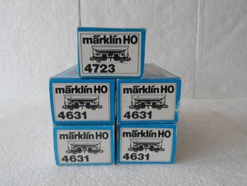 Märklin H0 - 4631 + 4723 - Wagon de marchandises pour trains, Hobby & Loisirs créatifs, Trains miniatures | HO