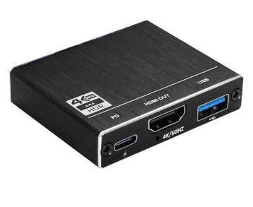 DrPhone THD3 USB-C HDMI 4K 60Hz Adapter met Power Delivery, Verzenden, Nieuw