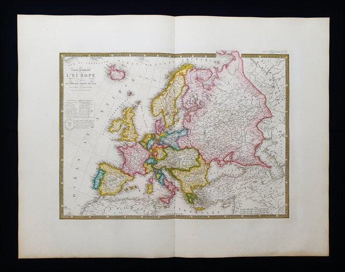 Europa - Mediterrane landen / Europa; Adrien Brue - Carte, Boeken, Atlassen en Landkaarten