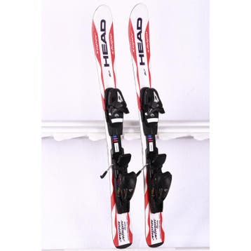 97 107 kinder skis HEAD SUPERSHAPE TEAM, white/red + Tyroli, Verzenden
