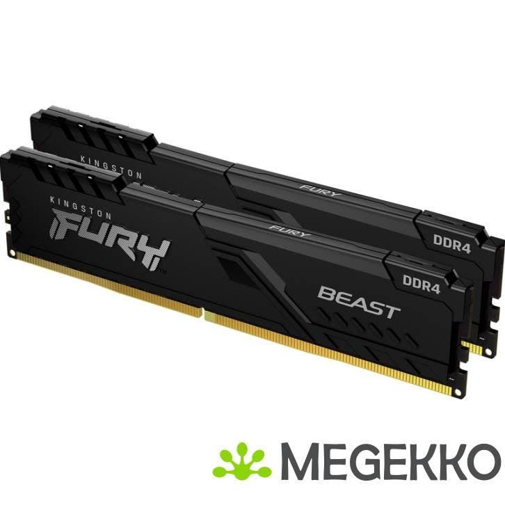 Kingston DDR4 FURY Beast 2x16GB 3600, Computers en Software, Overige Computers en Software, Nieuw, Verzenden
