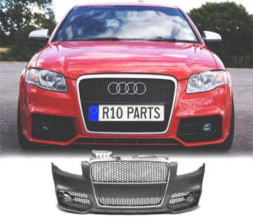 Pare Chocs Frontal Pour Audi A4 04-07 Look Rs4 Calandre Chro, Verzenden