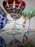 Champagneglas (6) - Kristal - Hoogwaardig Multicolor, Antiquités & Art