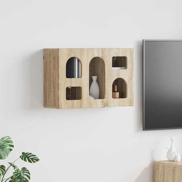 vidaXL Hangkast ELST Sonoma Eiken 60 x 20 x 40 cm Bewerkt, Verzenden
