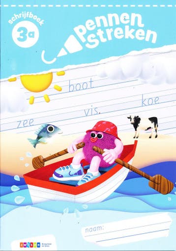 Pennenstreken versie 3 Schrijfboek Blokletters 3A (per stuk), Verzenden, Nieuw