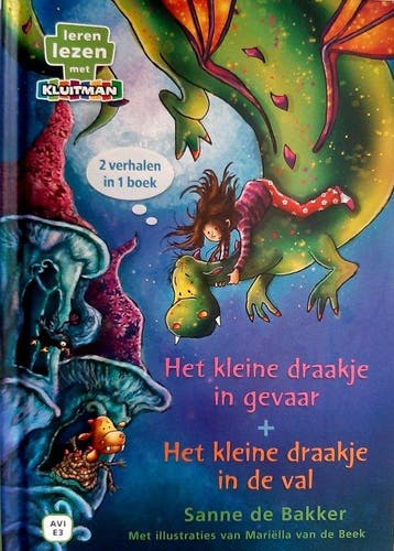 Het kleine draakje in gevaar - Het kleine draakje in de val, Boeken, Verzenden, Zo goed als nieuw, Sanne de Bakker