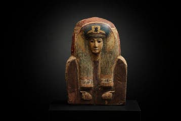 Oud-Egypte, Hout Het bovenste gedeelte van het deksel van