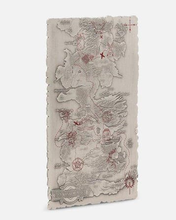 Nieuw-Zeeland. Silver medal 2026 Game of Thrones – Map of